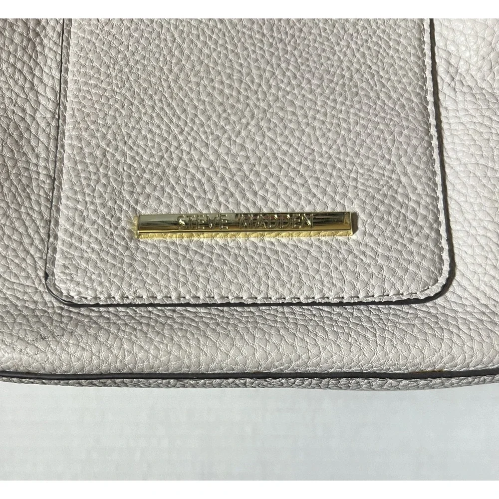 STEVE MADDEN‎ Bucket Cognac Reptile Snake Pattern Purse Handbag